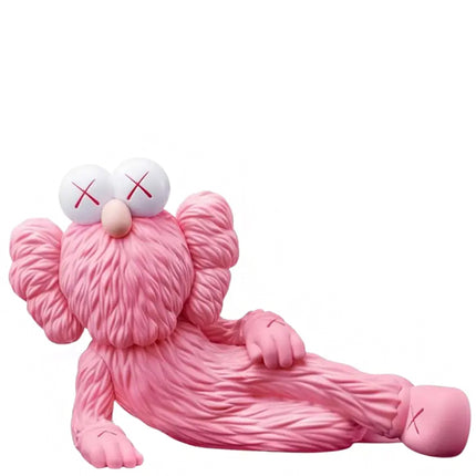 KAWS TIME OFF Vinyl Figure Set Blue/Black/Pink