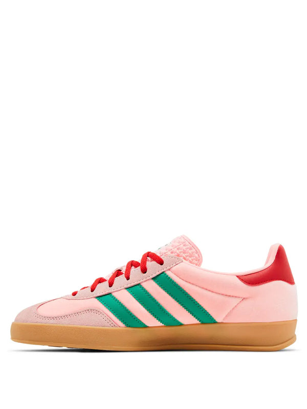 Adidas Gazelle Indoor Court Green Glow Pink Gum