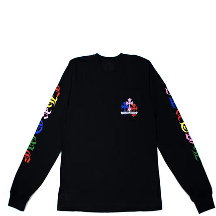 Chrome Hearts Multi Color Cross Cemetery L/S T-shirt Black