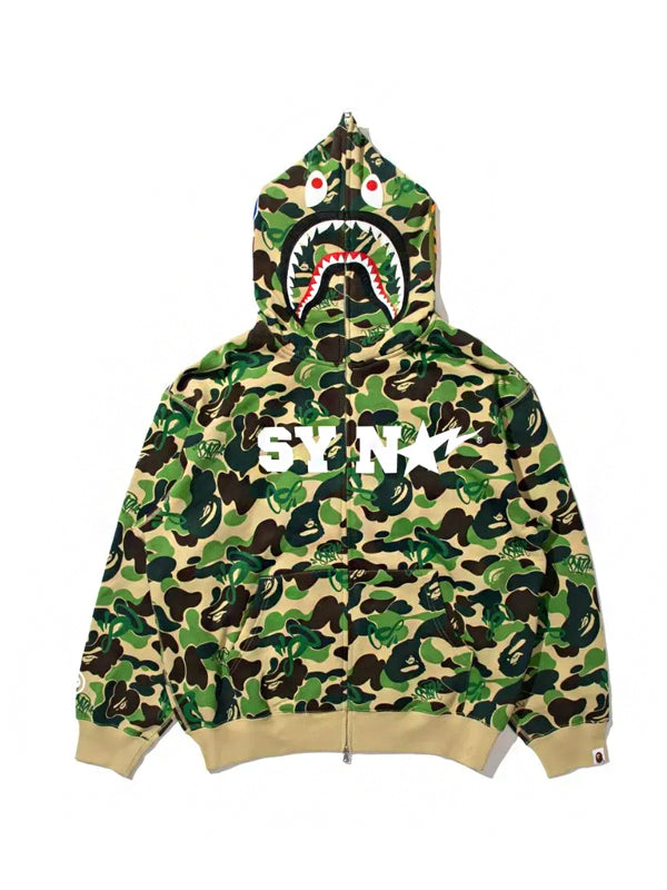 Spotify x SYNA By Central Cee x BAPE Jaqueta Shark Full Zip Green