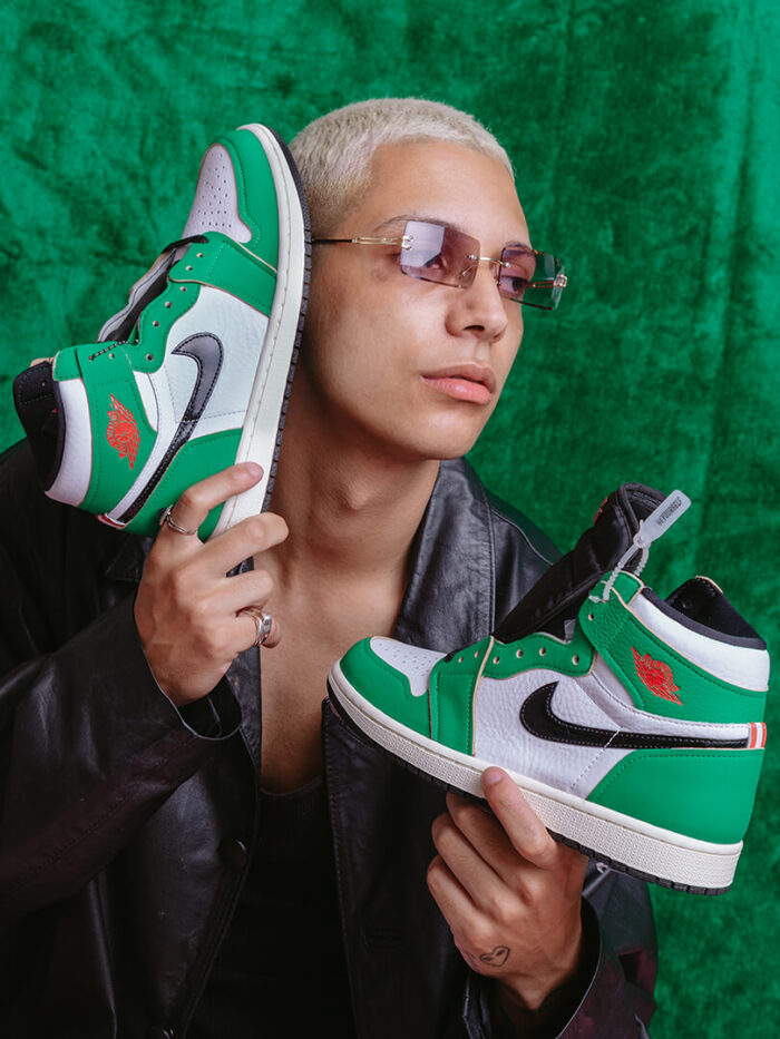 Air Jordan 1 High Lucky Green Original Sao Paulo 4