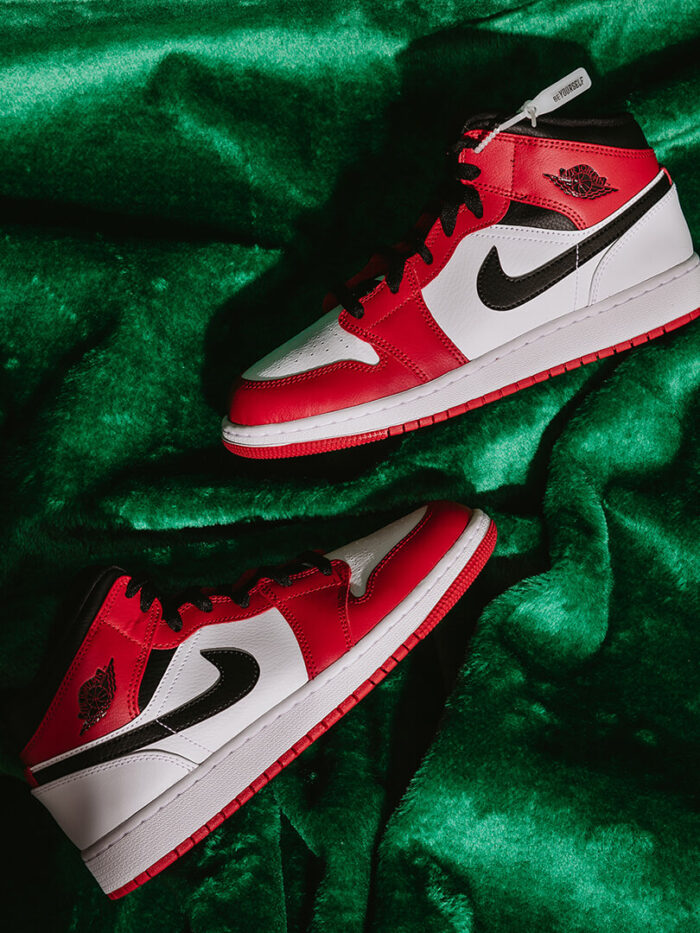 Air Jordan 1 Mid Chicago White Original Sao Paulo 4