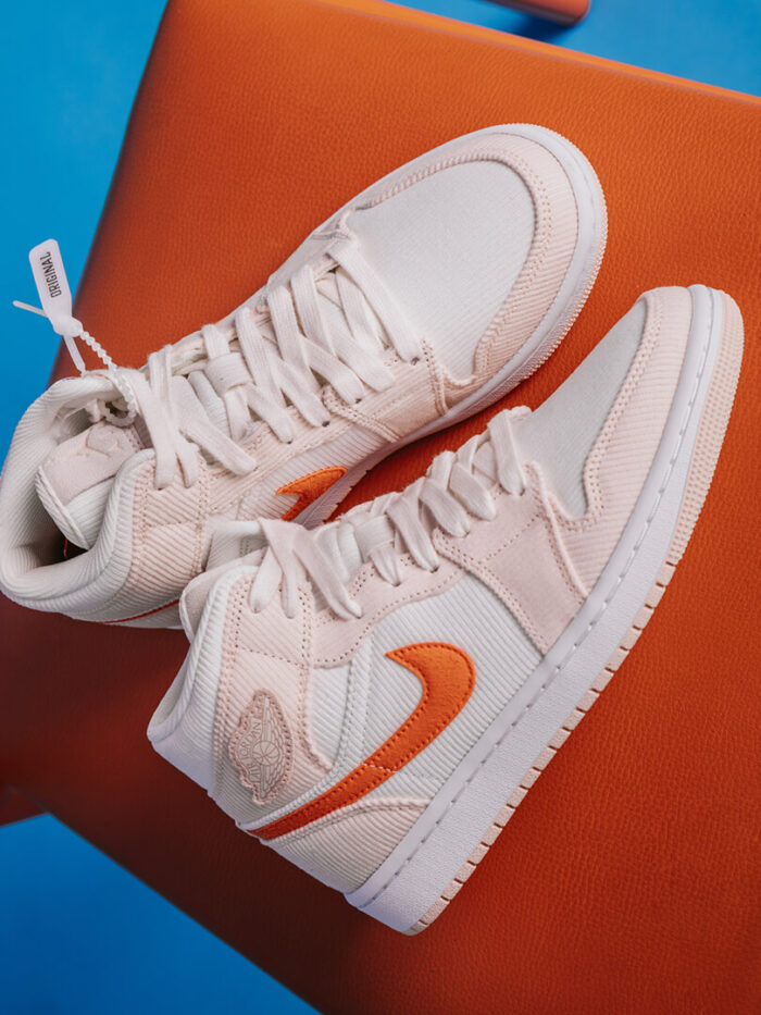 Air Jordan 1 Mid Corduroy Sail Original Sao Paulo 5