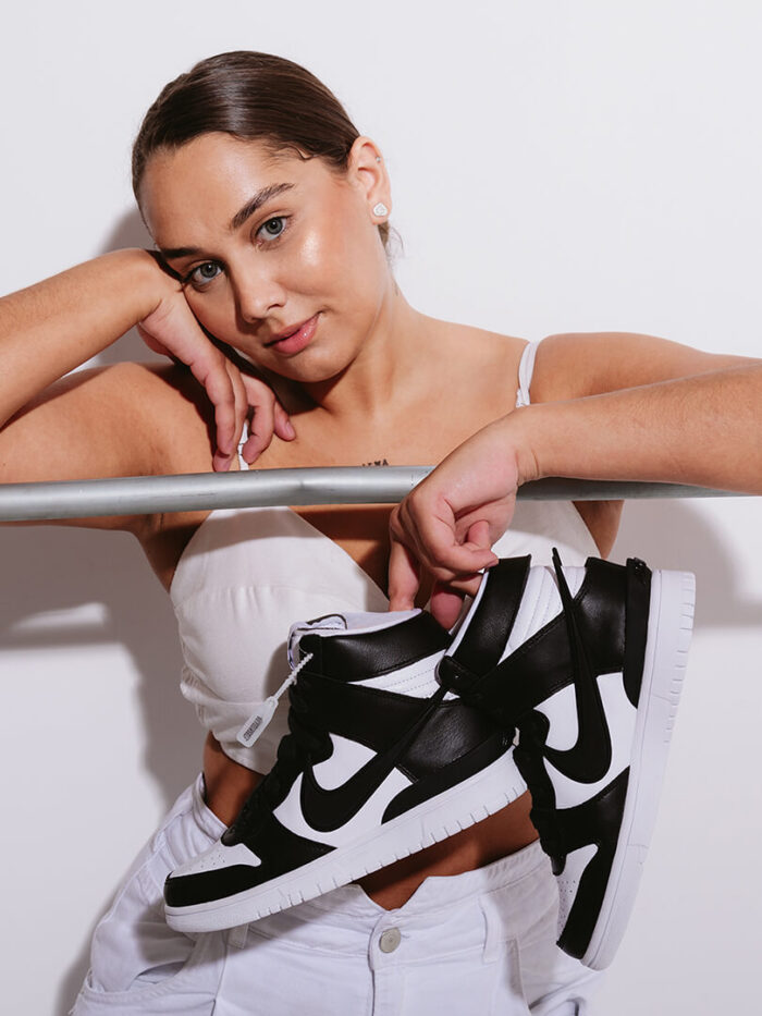 Ambush x Nike Dunk High Black White - Imagem 3