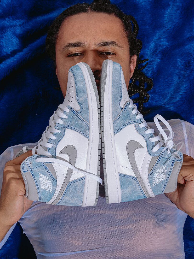 Air Jordan 1 High Hyper Royal Original São Paulo Air Jordan 1 High Hyper Royal - Imagem 2