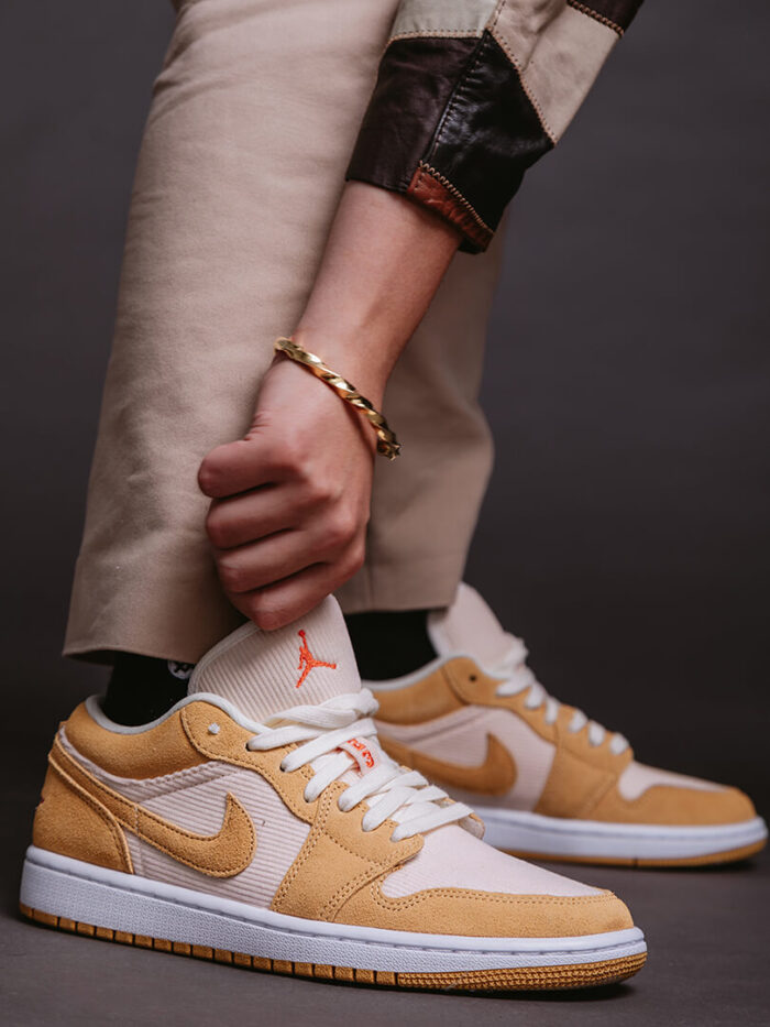 Air Jordan 1 Low SE Twine Orange Quartz Original Sao Paulo 5