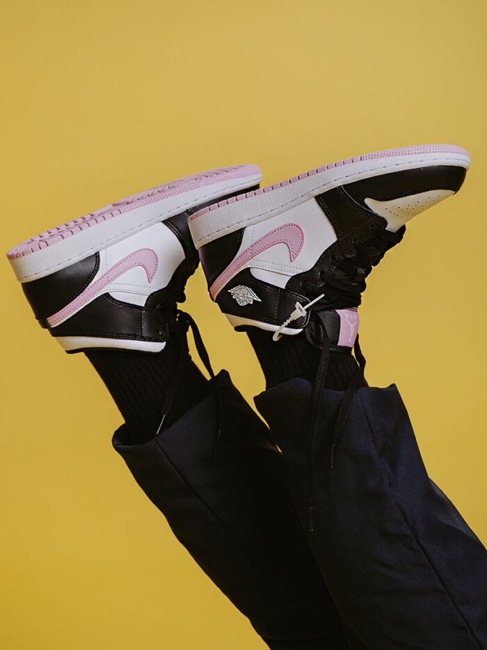 Air Jordan 1 Mid Arctic Pink Original Sao Paulo 6