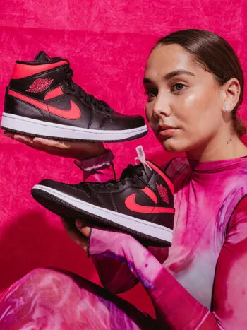 Air Jordan 1 Mid Siren Red - Imagem 2