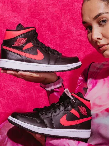 Air Jordan 1 Mid Siren Red - Imagem 4