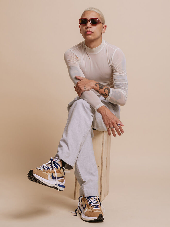 Sacai x Nike Vaporwaffle Sesame And Blue Void Original Sao Paulo 5