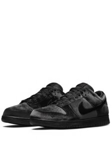 Nike Dunk Low Dover Street Market Triple Black Velvet Original São Paulo