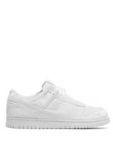 Nike Dunk Low Dover Street Market Triple White Velvet Original São Paulo