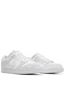Nike Dunk Low Dover Street Market Triple White Velvet Original São Paulo
