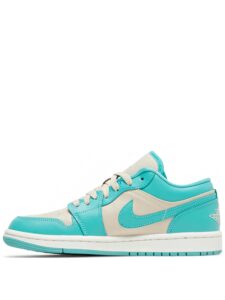 Air Jordan 1 Low Teal Green Beige Original São Paulo