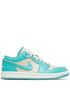 Air Jordan 1 Low Teal Green Beige Original São Paulo