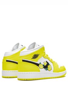 Air Jordan 1 Mid Dynamic Yellow Floral Original São Paulo