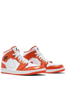 Air Jordan 1 Mid Metallic Orange Original São Paulo