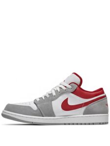 Air Jordan 1 Low Light Smoke Grey Gym Red Original São Paulo
