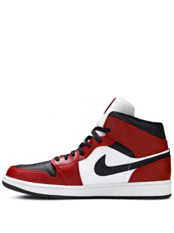 Air Jordan 1 Mid Chicago Black Toe - Imagem 2
