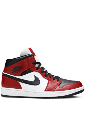 Air Jordan 1 Mid Chicago Black Toe