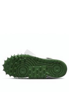 Off-White x Nike Air Force 1 Mid SP Leather Pine Green Original São Paulo