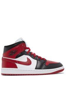 Air Jordan 1 Mid Alternate Bred Toe Original São Paulo