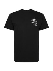Anti Social Social Club Logo 2 Tee (SS20) Black Original São Paulo 