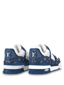 Louis Vuitton Trainer Monogram Denim White Blue Original São Paulo