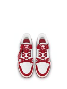 Louis Vuitton Trainer Red White Original São Paulo
