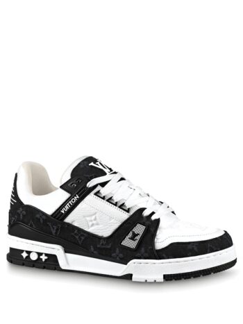 Louis Vuitton Trainer White Black White