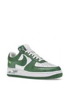 Louis Vuitton x Nike Air Force 1 Low By Virgil Abloh White Green Original São Paulo