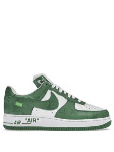 Louis Vuitton x Nike Air Force 1 Low By Virgil Abloh White Green Original São Paulo