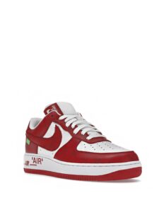 Louis Vuitton x Nike Air Force 1 Low By Virgil Abloh White Red Original São Paulo