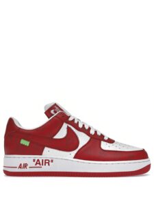 Louis Vuitton x Nike Air Force 1 Low By Virgil Abloh White Red Original São Paulo
