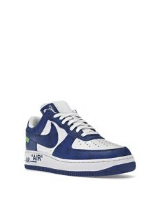 Louis Vuitton x Nike Air Force 1 Low By Virgil Abloh White Royal Original São Paulo