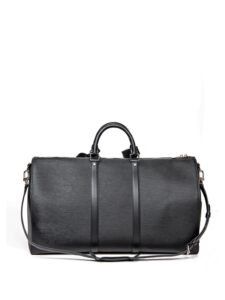 Louis Vuitton x Supreme Keepall Bandouliere Epi 55 Black Original São Paulo