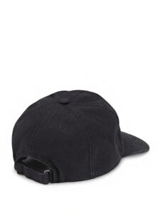 Off-White Bookish Logo Embroidered Baseball Cap Black/White Original São Paulo 