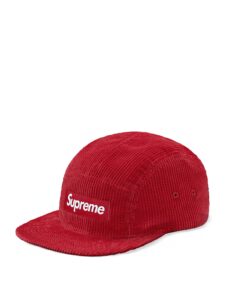 Supreme Waffle Corduroy Camp Cap Red Original São Paulo 