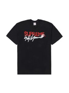 Supreme Yohji Yamamoto Logo Tee Black Original São Paulo 