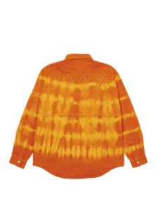 Palace Tie-Dye Shirt Orange Original São Paulo 