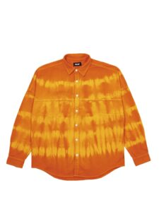 Palace Tie-Dye Shirt Orange Original São Paulo 