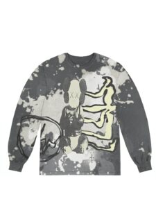 Travis Scott Cactus Jack + Kaws For Fragment L/S Tee Multi Grey Original São Paulo 