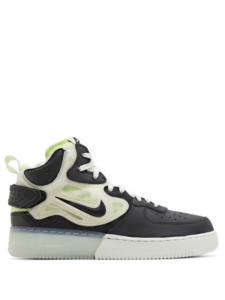 Air Force 1 Mid React Black Neon Original São Paulo