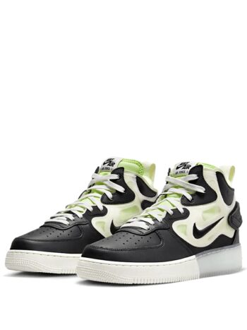 Air Force 1 Mid React Black Neon - Imagem 3