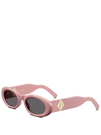 Dior x CACTUS JACK CD Diamond R1I Rounded Sunglasses Pink - Imagem 3