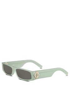 Dior x CACTUS JACK CD Diamond S1I Rectangular Sunglasses Green Original São Paulo 
