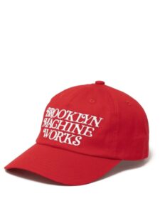 Human Made x BROOKLYN MACHINE WORKS x Girls Don’t Cry 6 Panel Cap Red Original São Paulo 