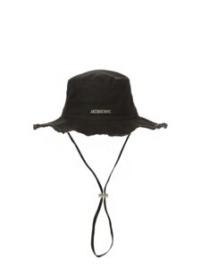 JACQUEMUS Le Bob Artichaut Cotton Bucket Hat - Black Original São Paulo 