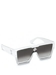 Louis Vuitton Cyclone Sunglasses White Original São Paulo