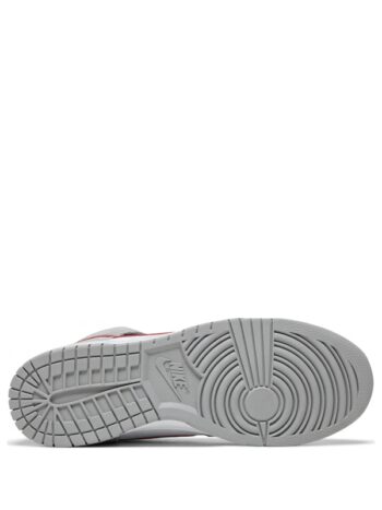 Nike Dunk High Athletic SE Light Smoke Grey and Gym Red - Imagem 4